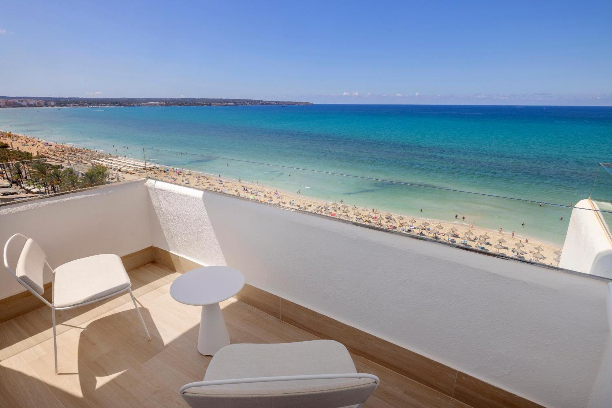 Camera Doppia con Letti Singoli con Vista Mare e Balcone